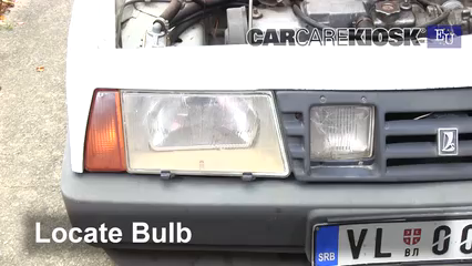 1993 Lada Samara 1300 S 1.3L 4 Cyl. Luces Luz de carretera (reemplazar foco) 